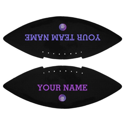 Benutzerdefinierter Fußball-Name und Teamname Logo Football (Paneele)