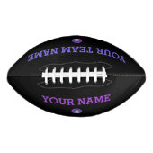 Benutzerdefinierter Fußball-Name und Teamname Logo Football (Vorderseite)