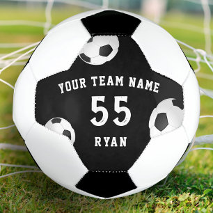 Benutzerdefinierter Fußballball mit Teamname Fußball