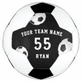 Benutzerdefinierter Fußballball mit Teamname Fußball (Vorderseite)