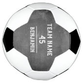 Benutzerdefinierter Fußballball mit Teamname Fußball (Gedreht)