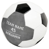 Benutzerdefinierter Fußballball mit Teamname Fußball (Dreiviertel)