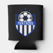 Benutzerdefinierter Fußballschild mit Teamname ode Dosenkühler (Rückseite)