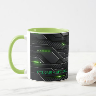 Benutzerdefinierter Gamer- und Programmierer-Aufla Tasse