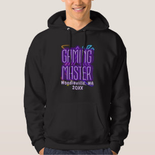 Benutzerdefinierter Gaming-Master für den Namen de Hoodie