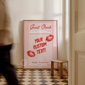 Benutzerdefinierter Gastcheck Personalisierter Zit Poster