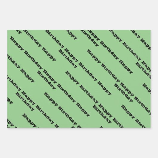 Benutzerdefinierter Geburtsname Geschenkpapier Set (Vorderseite 2)