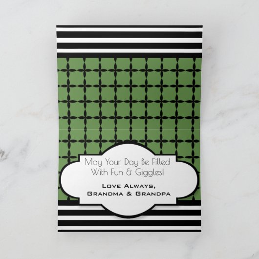 Benutzerdefinierter Geburtstag mit Skateboarder Karte (Innenseite)