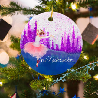 Benutzerdefinierter Gedenkensatz für Nutcracker Ba Keramik Ornament