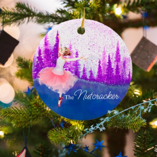 Benutzerdefinierter Gedenkensatz für Nutcracker Ba Keramik Ornament