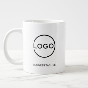 Benutzerdefinierter Geschäft-Logo-Kaffeebecher mit Jumbo-Tasse