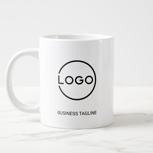 Benutzerdefinierter Geschäft-Logo-Kaffeebecher mit Jumbo-Tasse (Links)