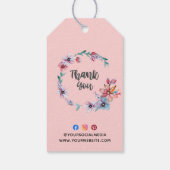 Benutzerdefinierter Geschäft-Logo-Preisanhänger Geschenkanhänger (Rückseite)