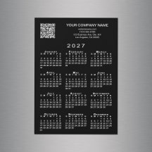 Benutzerdefinierter Geschäft- QR-Code 2027 Kalende