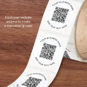 Benutzerdefinierter Geschäft- QR-Code Runder Aufkleber