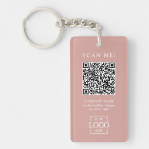 Benutzerdefinierter geschäftlicher QR-Code mit Fir Schlüsselanhänger