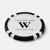 Benutzerdefinierter Geschäfts-Initial-Logo-Promoti Pokerchips (Einzeln)
