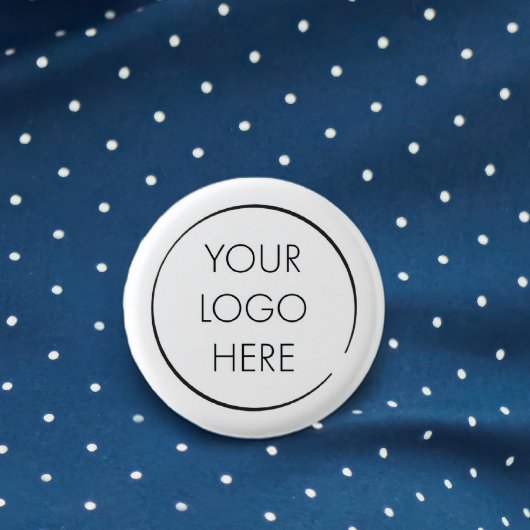 Benutzerdefinierter Geschäfts-Pin mit Budget-Logo, Button