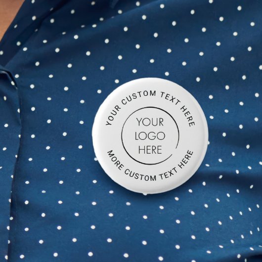 Benutzerdefinierter Geschäfts-Pin mit Logo, Market Button
