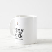 Benutzerdefinierter Geschäftsleerzeichen Firmenbra Kaffeetasse (Vorderseite Links)