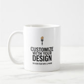 Benutzerdefinierter Geschäftsleerzeichen Firmenbra Kaffeetasse (Links)