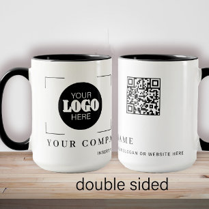 Benutzerdefinierter Geschäftslogo-Branded-Promotio Tasse