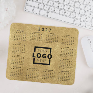 Benutzerdefinierter Geschäftslogo Firmenkalender 2 Mousepad