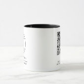 Benutzerdefinierter Geschäftslogo-QR-Code personal Tasse (Zentrum)