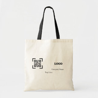 Benutzerdefinierter Geschäftslogo-QR-Code Werbeart Tragetasche