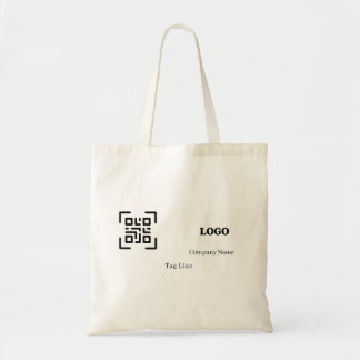 Benutzerdefinierter Geschäftslogo-QR-Code Werbeart Tragetasche