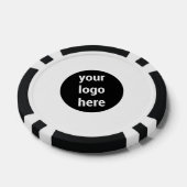 Benutzerdefinierter Geschäftslogo Werbe-QR-Code Pokerchips (Einzeln)