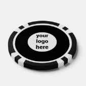 Benutzerdefinierter Geschäftslogo Werbe-QR-Code Sc Pokerchips (Einzeln)