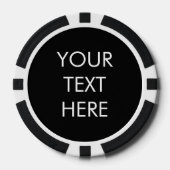Benutzerdefinierter Geschäftstext Werbe-QR-Code Sc Pokerchips (Vorderseite)