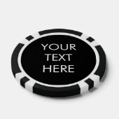 Benutzerdefinierter Geschäftstext Werbe-QR-Code Sc Pokerchips (Einzeln)