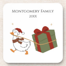 Benutzerdefinierter Geschenkedieb Gans Weihnachten