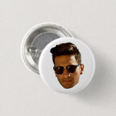 Benutzerdefinierter Gesichtsausschnitt Junggeselli Button (Vorne & Hinten)
