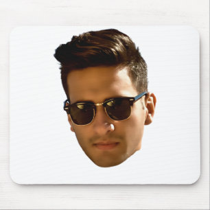 Benutzerdefinierter Gesichtsausschnitt Junggeselli Mousepad