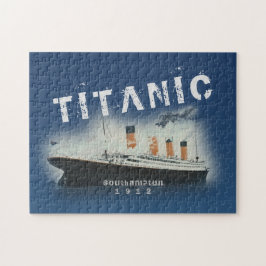 Benutzerdefinierter gestörter Text Southampton 191 Puzzle