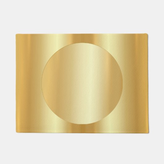 Benutzerdefinierter Glamour Gold Look Elegantes Te Fußmatte (Vorderseite)