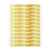 Benutzerdefinierter Glamour Gold Look Moderne eleg (Bogen)