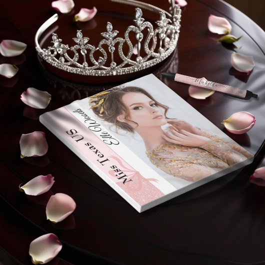 Benutzerdefinierter Glitzer-Pad für Pastell Notizblock