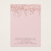 Benutzerdefinierter Glitzer Tropfen Ohrringe für d (Rückseite)