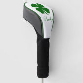 Benutzerdefinierter Glücksklee Golf Headcover (angewinkelt)