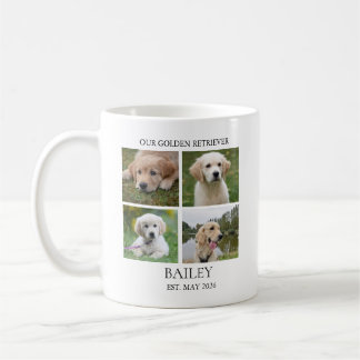 Benutzerdefinierter Golden Retriever 8 Foto Kaffee Kaffeetasse