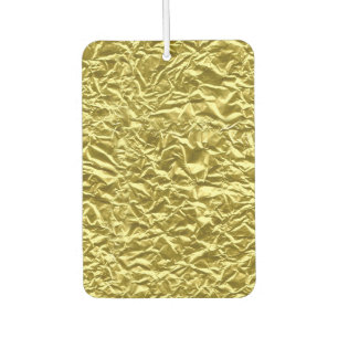Benutzerdefinierter Goldfolieneffekt Autolufterfrischer