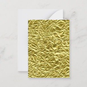 Benutzerdefinierter Goldfolieneffekt Mitteilungskarte