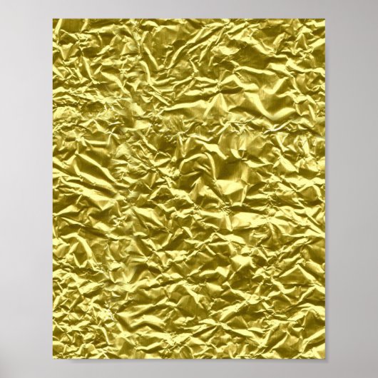 Benutzerdefinierter Goldfolieneffekt Poster (Vorne)