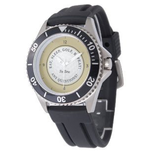 Benutzerdefinierter Golfball Sports Golfer Zitat G Armbanduhr