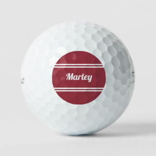 Benutzerdefinierter Golfer Sport Klassiker Name Mo Golfball