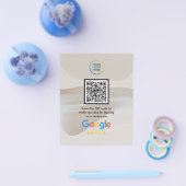 Benutzerdefinierter Google Bewertungen QR-Code  Flyer (Einzeln)